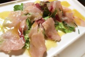 Capaccio di Pesce Spada - Ristorante Saluma - Cesenatico