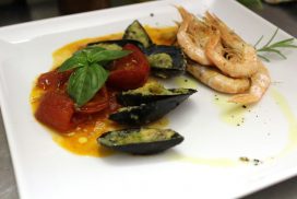 Cozze e mazzancolle gratinate - Ristorante Saluma - Cesenatico centro mare